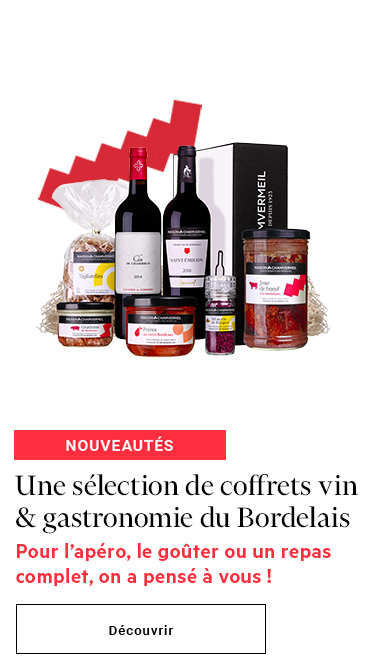 Nouveaux coffrets gastronomie et vins de Bordeaux